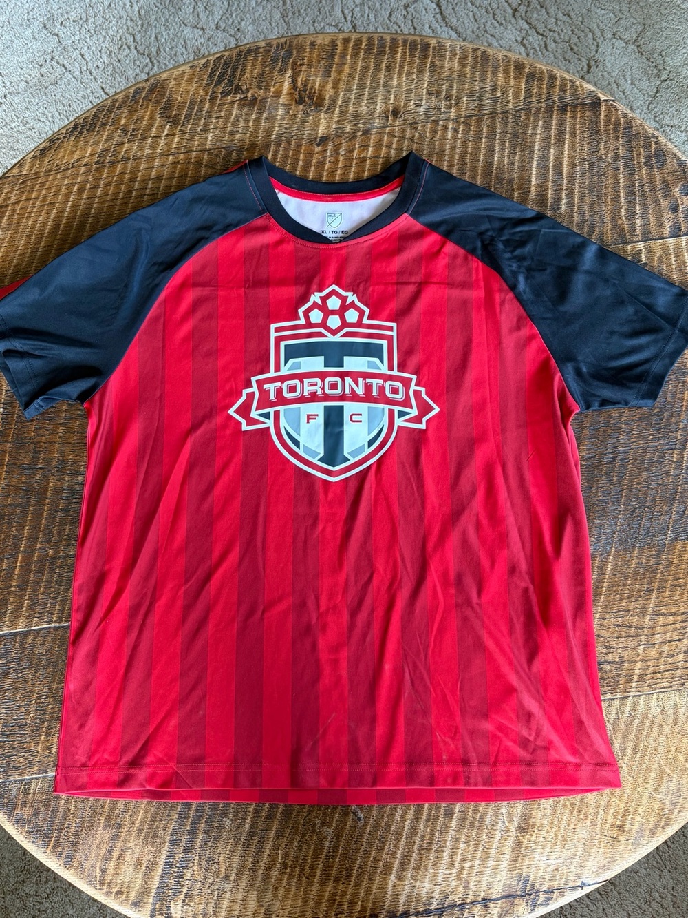 Toronto FC Red & Black Short-Sleeve Men's Soccer Jersey